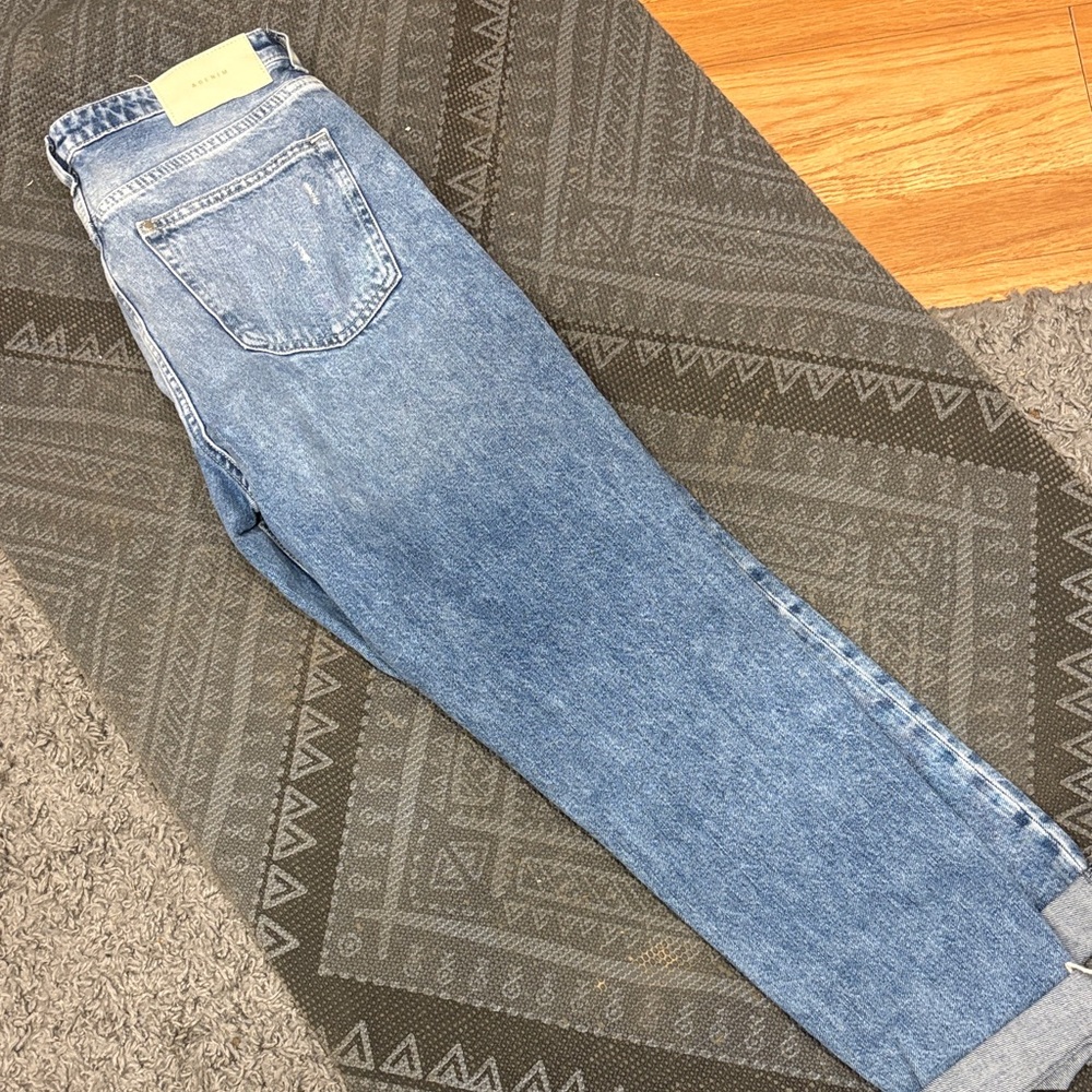 Frame Denim Light Blue Straight Leg Jeans